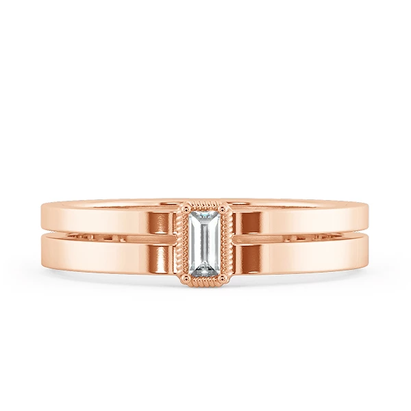 Men's Vintage Wedding Ring NCM9004 1